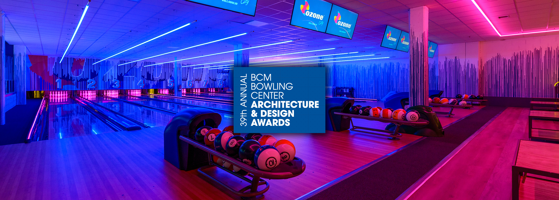 QubicaAMF: Maxx 2023 Bowling Design Awards banner